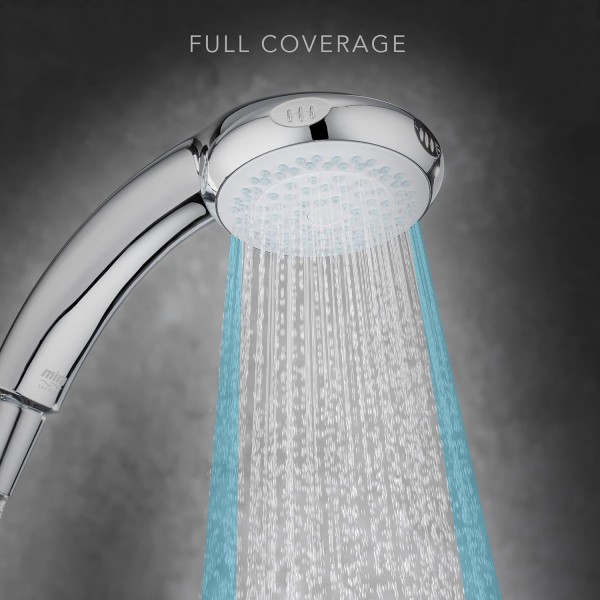 Mira Showers 2.1605.176 로직 4-스프레이 샤워 헤드 - 크롬 크롬 헤드