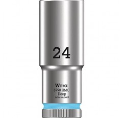 WERA 05004563001 8790 HMC 딥 소켓(1/2인치 드라이브 포함), 24 x 83mm