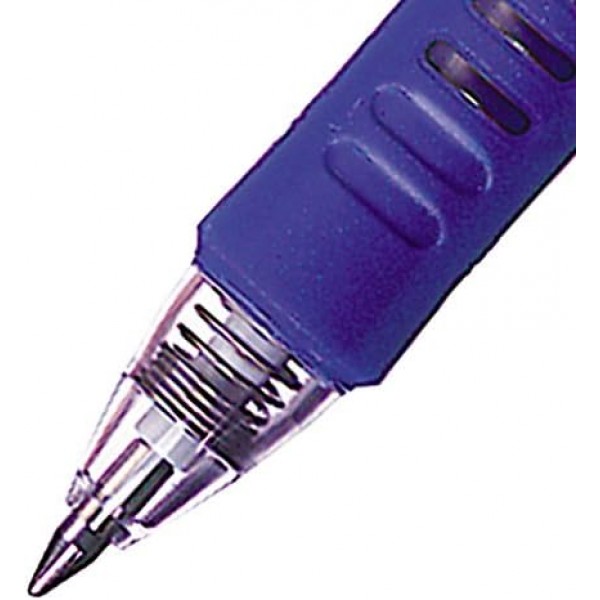 Pentel K157-C Hybrid Gel Grip 수성펜 0.7 mm필기촉 0.35 mm선폭 12개 블루