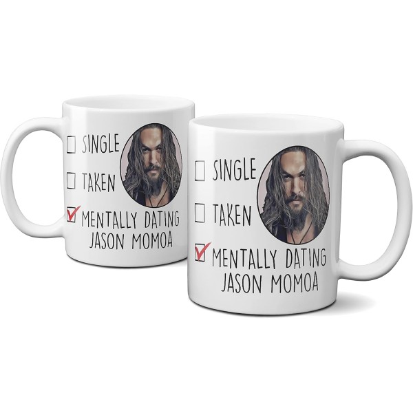 Mugtime (TM) - 머그 Jason Momoa Dating Love Aquaman 퍼니 커피 머그 - 세라믹 11oz