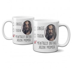 Mugtime (TM) - 머그 Jason Momoa Dating Love Aquaman 퍼니 커피 머그 - 세라믹 11oz