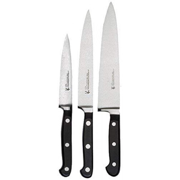HENCKELS CLASSIC 3개 스타터 나이프 세트 및 HENCKELS 클래식 Razor-Sharp 5인치 토마토 나이프, 100년 이상의 숙련된 기술로 탄생한 독일 기술, 야채 나이프