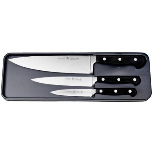 HENCKELS CLASSIC 3개 스타터 나이프 세트 및 HENCKELS 클래식 Razor-Sharp 5인치 토마토 나이프, 100년 이상의 숙련된 기술로 탄생한 독일 기술, 야채 나이프