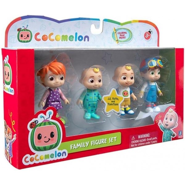 Giochi Preziosi - COCOMELON 팩 4 피규어, Mehrfarbig, CCM14001