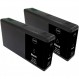 Tito-Express ProSerie 카트리지 2개 세트 Epson T7901-T7904 79 XL, 50ml Black XXL 내용물 WF-3800 WF-4800 WF-3820 DWF WF-3825 DWF WF-4820 DWF WF-4050 DTWf 블랙 팩 2개 중