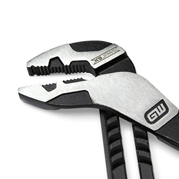 GEARWRENCH 8, 10 및 12 PITBULL K9 직선 조 이중 소재 텅 및 그루브 플라이어 세트 - 82205CAZ
