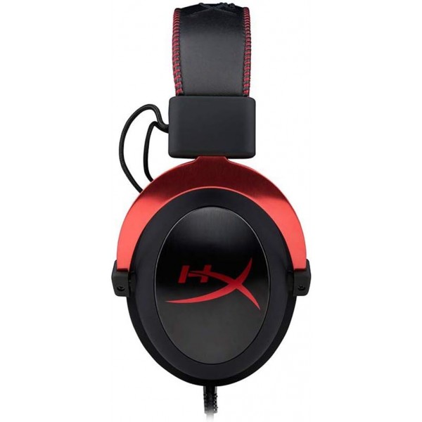 HyperX KHX-HSCP-RD Cloud II - 게임용 헤드폰(PC/PS4/Mac용) 빨간색 및 Speedlink EXCEDO 게임용 헤드셋 스탠드 - 헤드폰 및 헤드셋용 스탠드 - 미끄럼 방지 밑면 및 실리콘 패드, 검정