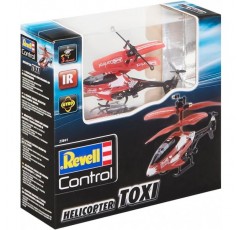 Revell Control Mini Helicopter Toxi I 5.5cm 높이 I 3개의 제어 채널이 있는 IR 원격 제어 I 동축 로터 시스템과 전자 자이로로 인한 쉬운 비행 특성 I 강력한 전기 모터