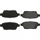 StopTech Centric 102.13630 C-Tek 반금속 합금강 심이 있는 후방 디스크 브레이크 패드 - 일부 Cadillac, Chevrolet 및 GMC 차량에 적합