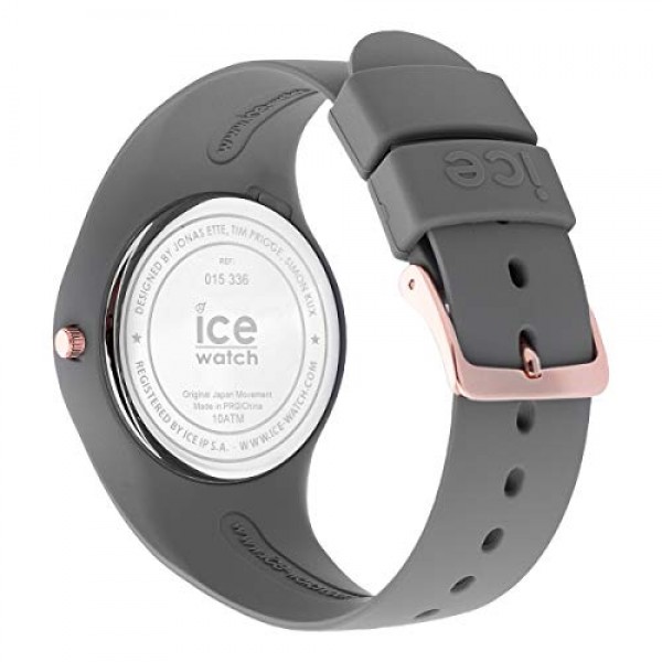 Ice-Watch 015336 ICE Glam 여성용 손목시계, 실리콘 스트랩 미디엄 라즈베리 컬러