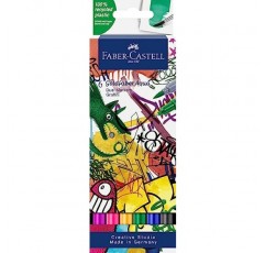 Faber-Castell Goldfaber 수채화 듀얼 아트 마커: 그래피티 - 6가지 색상, 수채색 마커 펜