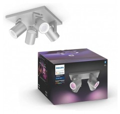 Philips Hue Argenta 플레이트/나선형 알루미늄 4x5.7W(트리플 팩)