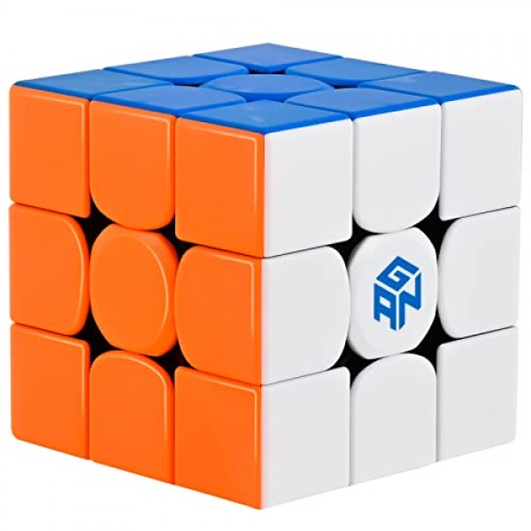 BroMocube GAN 356 R S 스피드 큐브 3x3 356R 업데이트 버전 3x3x3 스티커없는 퍼즐 큐브 GES V3 시스템