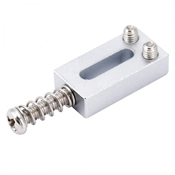 Musiclily Ultra 10.5mm 모던 브라스 기타 트레몰로 브릿지 안장 Strat/Tele 스타일 일렉트릭 기타, 크롬(6개 세트)