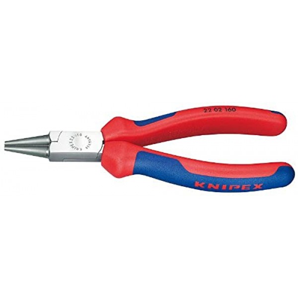 KNIPEX - 22 02 160 도구 - 원형 노즈 플라이어, 다중 구성 요소(2202160)