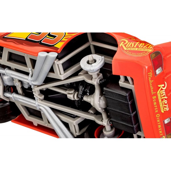 Revell RV07813 7813 Disney Cars3 자동차 키트 10 모델 키트 Lightning McQueen 1:25 Scale Level 2 Colorful 1:24/16.5 cm