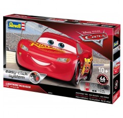 Revell RV07813 7813 Disney Cars3 자동차 키트 10 모델 키트 Lightning McQueen 1:25 Scale Level 2 Colorful 1:24/16.5 cm