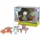Giochi Preziosi - PIC Nick Grill 주방 및 모자 셰프를 위한 테이블과 벤치가 있는 Bluey 그릴 피규어 BLY10200 3세 이상의 어린이를 위한 액세서리