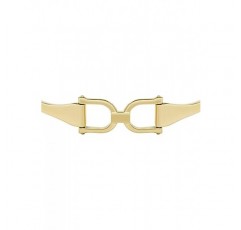 FOSSIL Heritage D-Link 여성용 뱅글 골드 스테인레스 스틸 JF04524710, 스테인레스 스틸, 보석 없음