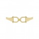 FOSSIL Heritage D-Link 여성용 뱅글 골드 스테인레스 스틸 JF04524710, 스테인레스 스틸, 보석 없음