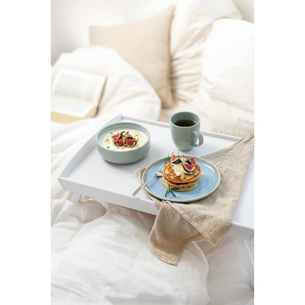 좋다. Villeroy & Boch Group 제작 블루베리 아침 식사 접시 21cm 프리미엄 도자기 청록색, 19-5169-2640 아침 식사 접시 블루베리