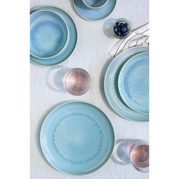 좋다. Villeroy & Boch Group 제작 블루베리 아침 식사 접시 21cm 프리미엄 도자기 청록색, 19-5169-2640 아침 식사 접시 블루베리