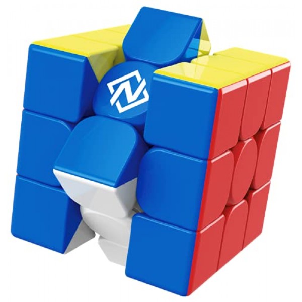 Goliath NEXcube 3x3 Classic - 스티커 없는 스피드 큐브 - 슈퍼 스무스 기술로 초고속 기록 달성! - 다색