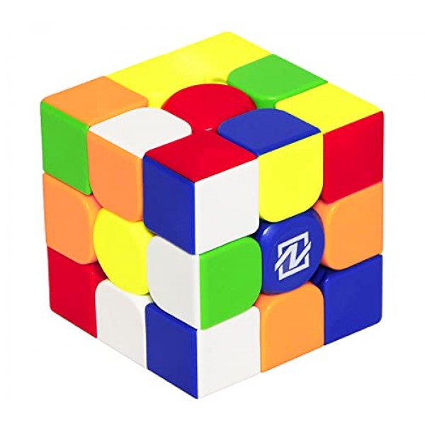Goliath NEXcube 3x3 Classic - 스티커 없는 스피드 큐브 - 슈퍼 스무스 기술로 초고속 기록 달성! - 다색