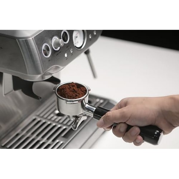 54mm 포터필터 더블 스파우트 - 패키지에는 이어 3개 포함 Breville Portafilter 54mm 및 스테인레스 스틸 필터 바구니 - Breville Bambino Portafilter 54mm Breville Barista Express 및 에스프