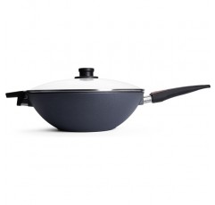 Norbert Woll 11034DPIL Diamond LITE 인덕션 주철 회전 팬, AS-SG Ø 34 cm, 높이 11 cm