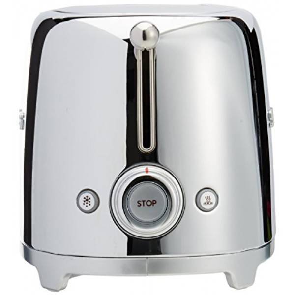 SMEG 2슬라이스 레트로 토스터 (크롬)