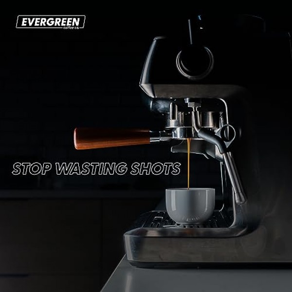에버그린커피 | Breville 에스프레소 머신용 스팀 레버 업그레이드 | Breville Barista Express, Pro 및 Infuser(매트 블랙)와 호환 가능