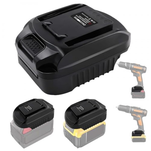 Dewalt 18V/20V 리튬 이온 배터리 및 Milwaukee M18 18V 리튬 이온 배터리 용 배터리 어댑터 Worx 20V 6PIN WA3520 WA3525 WA3575 WA3578 무선 도구 (6PIN 어댑터) 용 변환