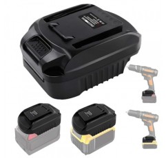 Dewalt 18V/20V 리튬 이온 배터리 및 Milwaukee M18 18V 리튬 이온 배터리 용 배터리 어댑터 Worx 20V 6PIN WA3520 WA3525 WA3575 WA3578 무선 도구 (6PIN 어댑터) 용 변환