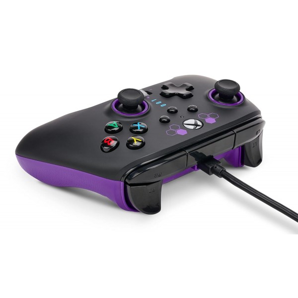 향상된 유선 PowerXbox 시리즈 X|S용 컨트롤러 - Hex Purple(Amazon 독점) Purple Hex