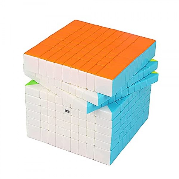 LiangCuber QY 스피드 큐브 9x9 스티커 없는 75MM 9x9x9 퍼즐 큐브 매직(2021 버전)