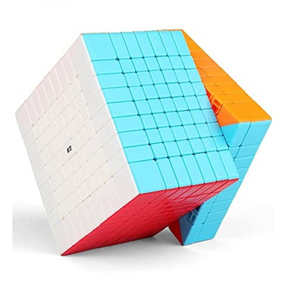 LiangCuber QY 스피드 큐브 9x9 스티커 없는 75MM 9x9x9 퍼즐 큐브 매직(2021 버전)