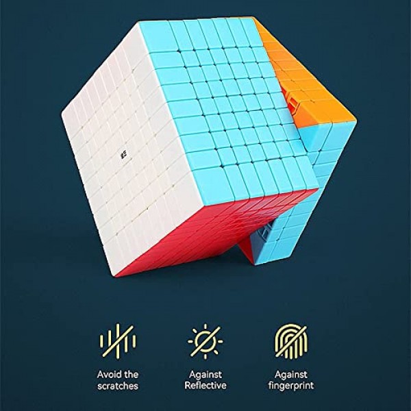 LiangCuber QY 스피드 큐브 9x9 스티커 없는 75MM 9x9x9 퍼즐 큐브 매직(2021 버전)