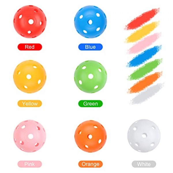 Joyberg 연습 골프 공 24 팩, 42mm 플라스틱 골프 공, 뒷마당용 연습 골프 공, 스윙 연습용 골프 공 훈련