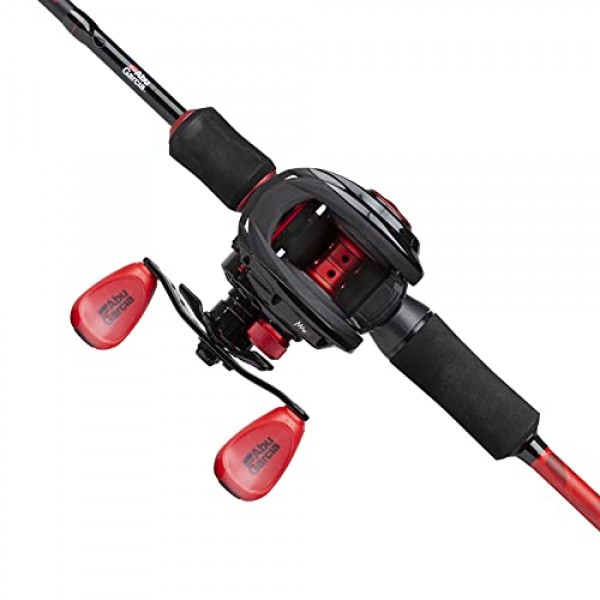 Abu Garcia MAX X 캐스팅 로드 및 베이트캐스트 릴 콤보 - 파이크, 배스, 잰더를 위한 약탈 낚시 설정