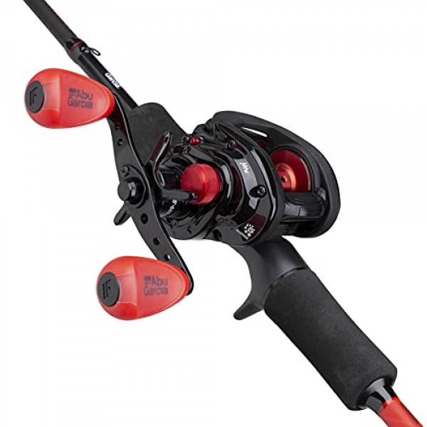 Abu Garcia MAX X 캐스팅 로드 및 베이트캐스트 릴 콤보 - 파이크, 배스, 잰더를 위한 약탈 낚시 설정