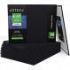 그림용 Arteza 페인트 캔버스, 14개 팩, 8 x 10인치, 빈 검정색 캔버스 보드, 100% 면 아트 캔버스, 8온스 게소 프라이밍, 성인 및 청소년을 위한 미술 용품, 아크릴 붓기 및 