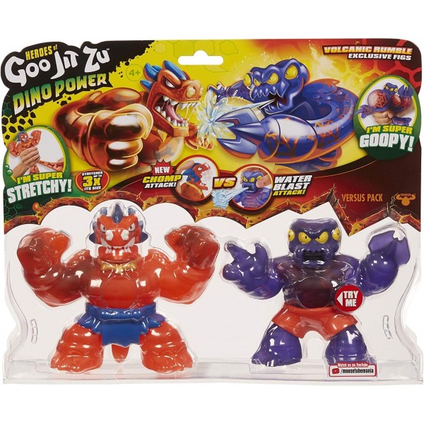 Heroes of Goo Jit Zu - Generation Dino Power - Pack Volcanic Rumble - Blazagon VS Redback, 다양한 색상