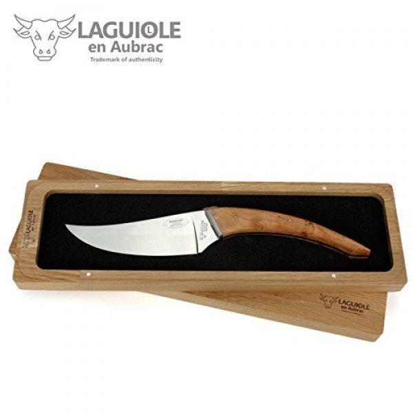 Laguiole en Aubrac 수제 프랑스 치즈 칼 'Le Buron' - 주니퍼 나무 손잡이