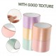 NUOBESTY 5 Rolls Goo Ball 접착 테이프 참신을위한 성인을위한 빛나는 Diy 리본 볼 컬러 마스킹 테이프 다채로운 접착 테이프 플라스틱 다채로운 끈적 끈적한 공 다채로운