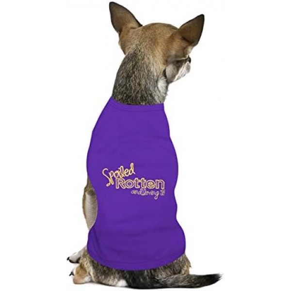 Parisian Pet Spoiled Rotten Hunde 티셔츠, Größe XXS Spoiled Rotten 2XS