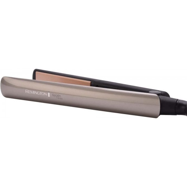 Remington 전문 스트레이트 인두 [모발 손상을 줄이는 열 보호 센서] Keratin Protect(아몬드 오일이 함유된 고품질 케라틴 세라믹 코팅) 디지털 디스플레이, 160-230°C, 모발 스