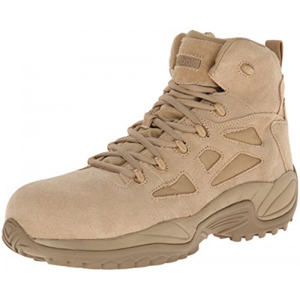 Reebok Work 남성 신속한 반응 RB8694 안전 부츠, 탄