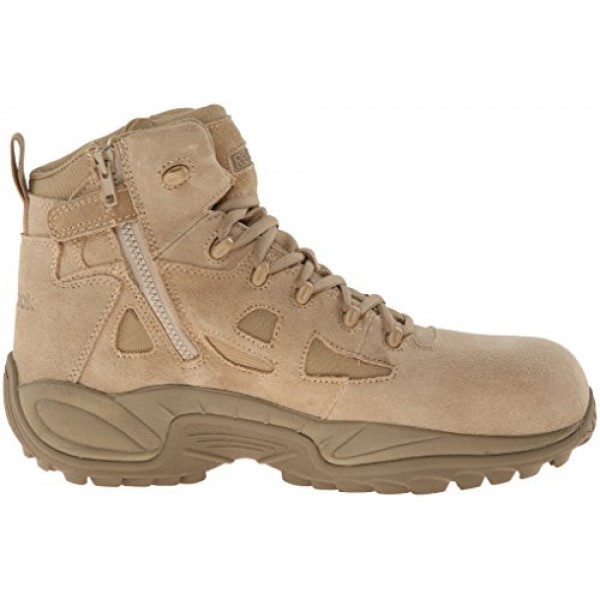 Reebok Work 남성 신속한 반응 RB8694 안전 부츠, 탄