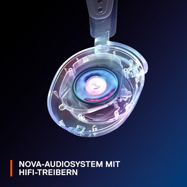 SteelSeries Arctis Nova 4P Wireless – 다중 플랫폼 게임용 헤드셋 – 360° 서라운드 사운드 – 2,4GHz 고속 무선 – 36 Std. Akkulaufzeit – USB-C – Gen 2-Mikrofon – PS, PC, PSVR 2, Switch Arct